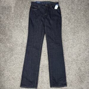 Wrangler Q-Baby Riding Jeans Womens 29x38 Blue No Gap Waistband Bootcut